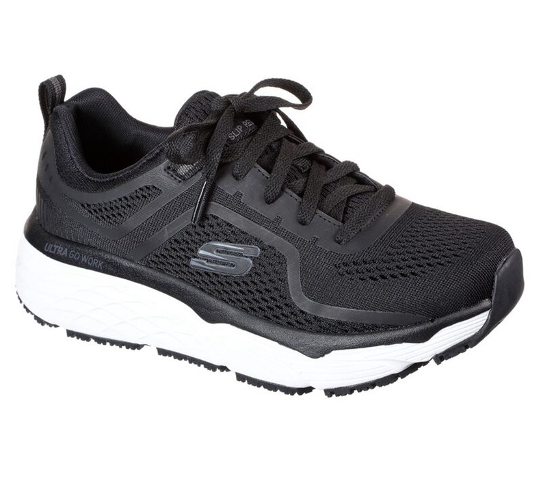 Skechers Max Cushioning Elite Sr - Banham - Womens Sneakers Black/White [AU-SW0680]